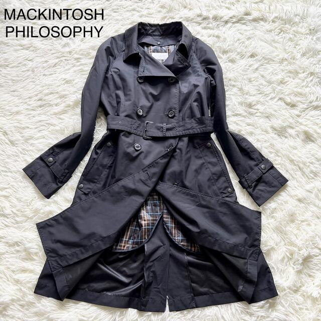 MACKINTOSH PHILOSOPHY(マッキントッシュフィロソフィー)の【美品】マッキントッシュフィロソフィー トレンチコート 38 M位 ライナー付き レディースのジャケット/アウター(トレンチコート)の商品写真