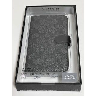 コーチ(COACH)のコーチ COACH  iPhone 12・12 pro 手帳型カバー ケース(iPhoneケース)