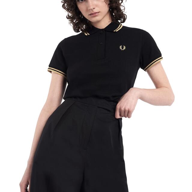 FRED PERRY - フレッドペリー レディース ポロシャツ ブラック