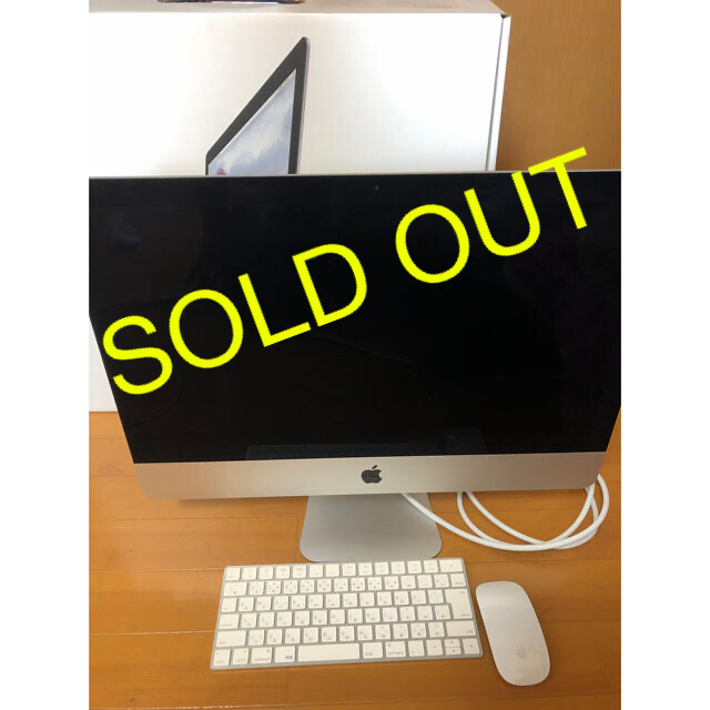 【売切】iMac 21.5-inch Late 2015　MK442J/Aマック