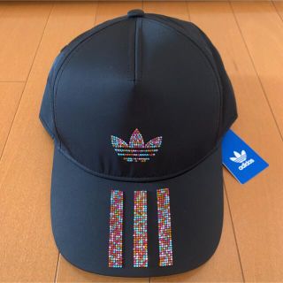 アディダス(adidas)のadidas originals アディダス　キャップ　ビジュー付き　新品タグ付(キャップ)