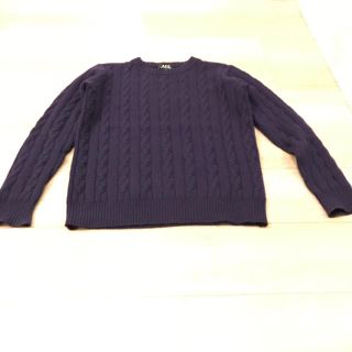 アーペーセー(A.P.C)のA.P.C ウール セーター パープル(ニット/セーター)