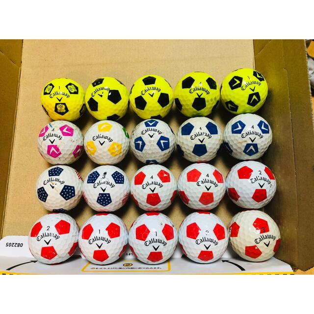 キャロウェイ　TRUVIS   ロストボール　20個　①