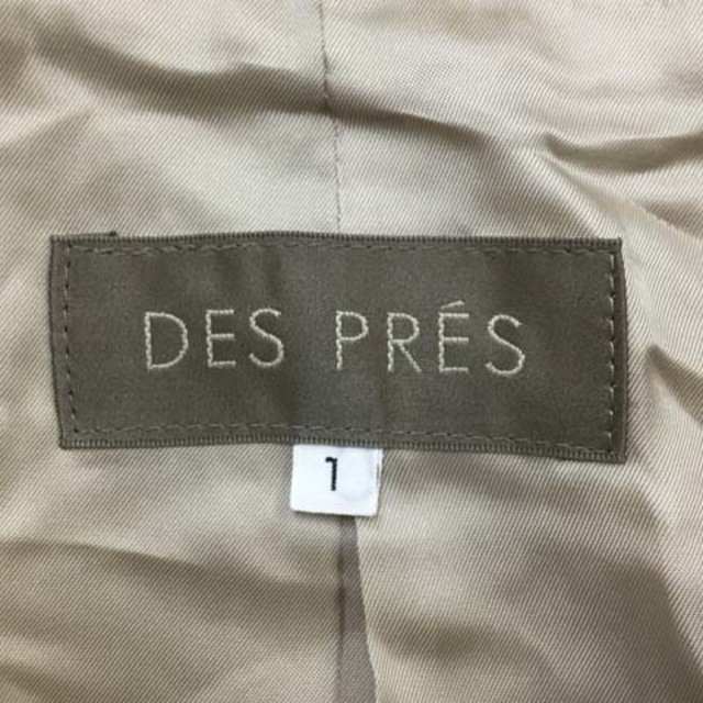 DES PRES(デプレ)のデプレ トゥモローランド コート ロング 無地 ウール 長袖 1 ベージュ レディースのジャケット/アウター(その他)の商品写真