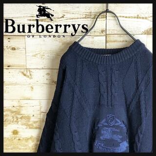 バーバリー(BURBERRY)のBurberrys バーバリー ニット セーター 立体 刺繍 ビック ホース(ニット/セーター)