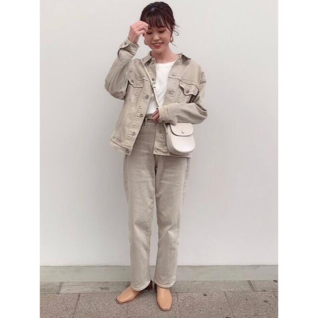 直販正規品 美品 ヤヌーク オーバーサイズ ホワイトデニムジャケット