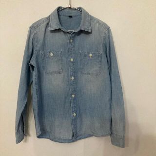 ユニクロ(UNIQLO)のユニクロ　キッズ　デニムシャツ　140(ブラウス)