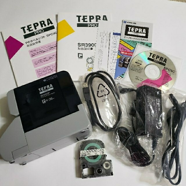 キングジム テプラPRO SR3900P 【現金特価】 7200円