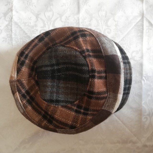 チェック　ワークキャップ レディースの帽子(キャスケット)の商品写真