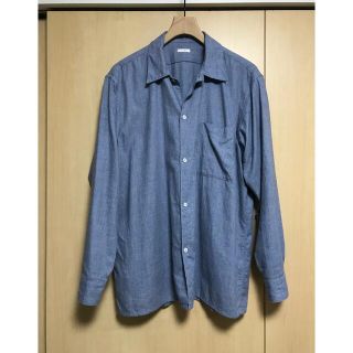 コモリ(COMOLI)のcomoli 22AW コットンカシミヤ オープンカラー シャツ サイズ2(シャツ)