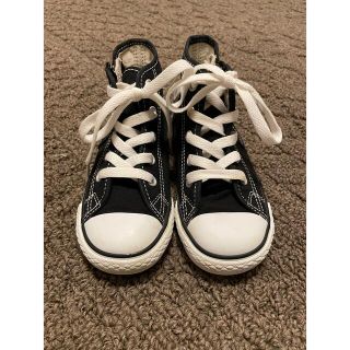 コンバース(CONVERSE)のコンバース　黒　17センチ(スニーカー)