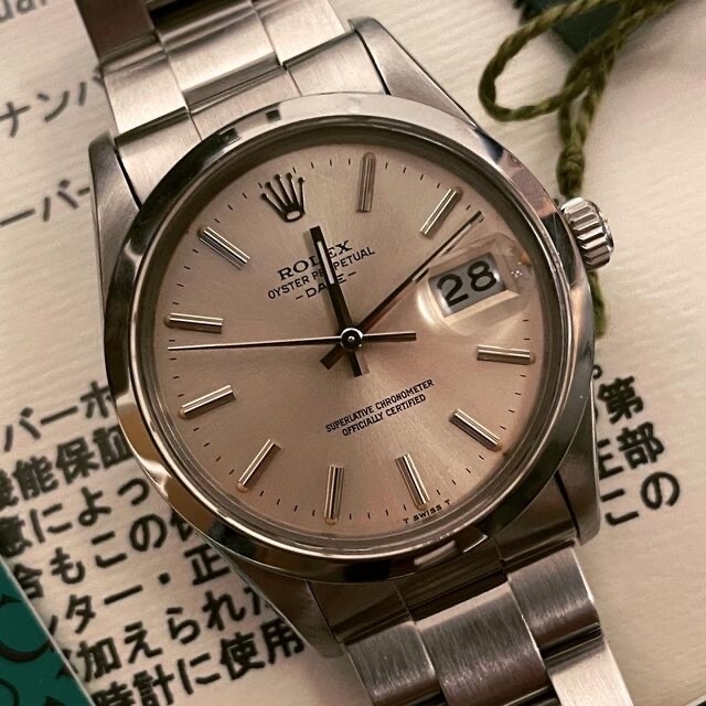 ROLEX(ロレックス)の【美品】ROLEX/ロレックス 15000 オイスターパーペチュアルデイト メンズの時計(腕時計(アナログ))の商品写真