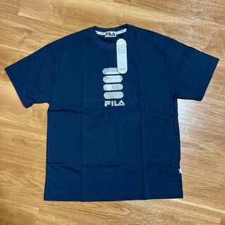 フィラ(FILA)のFILA メンズ　Tシャツ　ネイビー(Tシャツ/カットソー(半袖/袖なし))