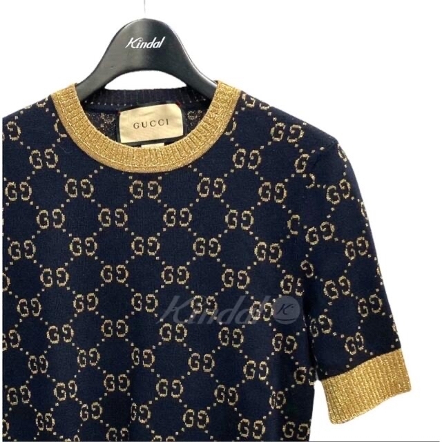GUCCI グッチGGコットンラメファブリックトップス