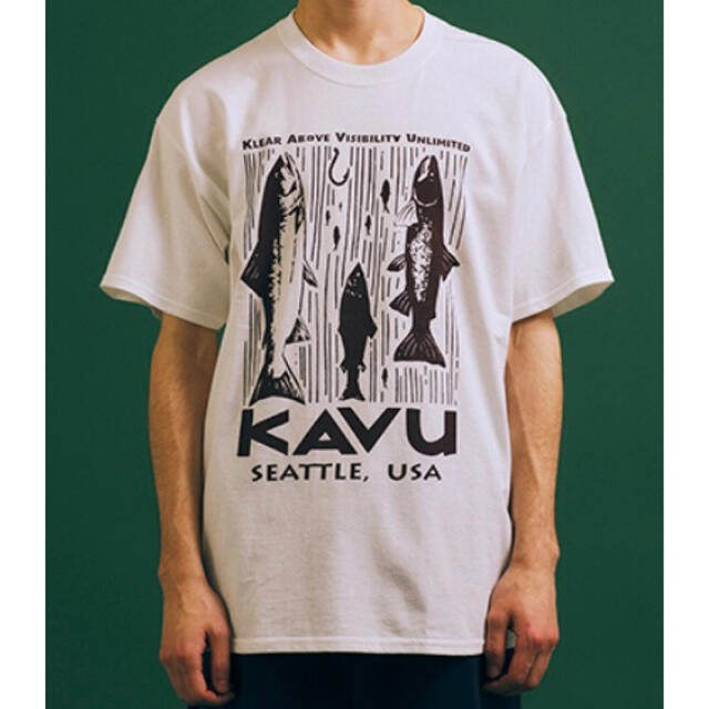 KAVU(カブー)のKAVU/カブー SALMON TEE/サーモンティー メンズのトップス(Tシャツ/カットソー(半袖/袖なし))の商品写真