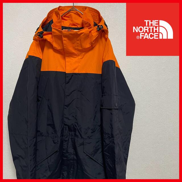 THE NORTH FACE(ザノースフェイス)の海外限定版 ノースフェイス マウンテンパーカー オレンジ メンズ M 機能性抜群 メンズのジャケット/アウター(マウンテンパーカー)の商品写真