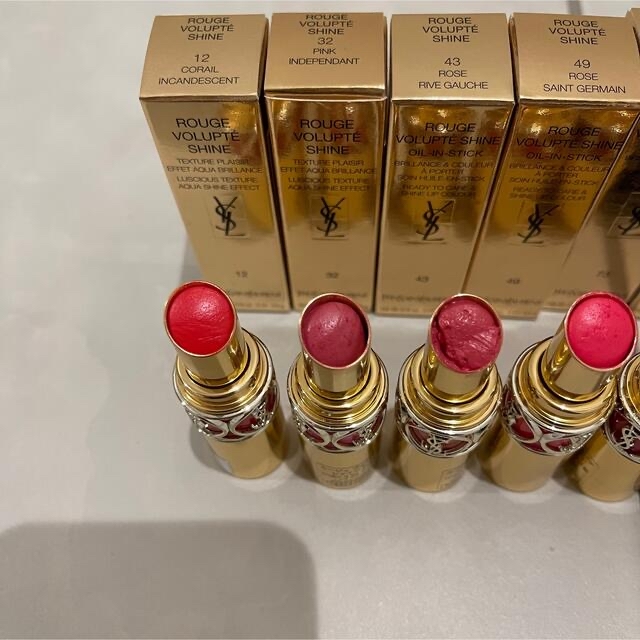 Yves Saint Laurent Beaute(イヴサンローランボーテ)のNIKE様専用 イヴサンローラン リップ 15本セット＋6本 まとめ売り 大量 コスメ/美容のベースメイク/化粧品(口紅)の商品写真