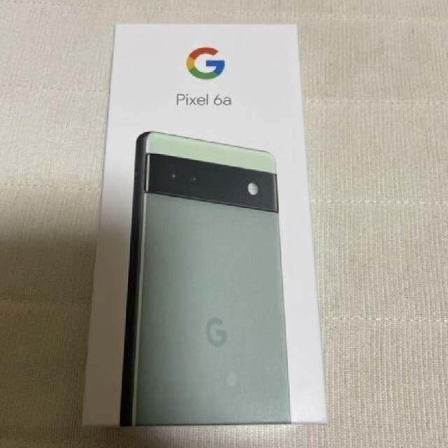 なし〇状態Google Pixel6a Sage 128GB SIMフリー　未使用