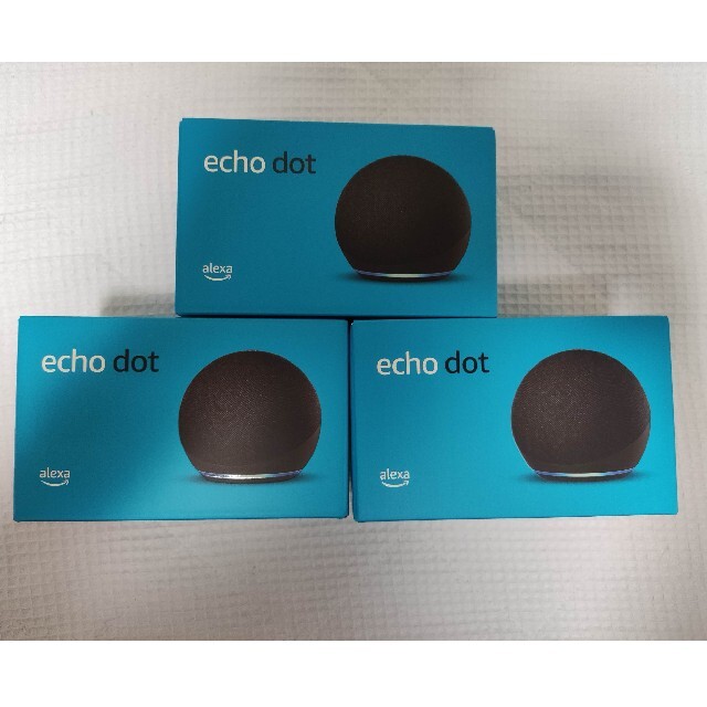 echo dot 第4世代 チャコール 3個セット 新品未開封
