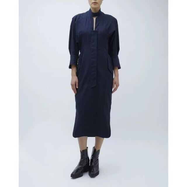 大流行中！ 【新品未使用】COTTON DOUBLE DRESS CLOTH ロングワンピース