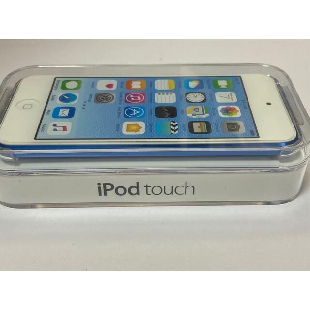 iPod touch(アイポッドタッチ)のiPod touch 第6世代 MKH22J/A [16GB ブルー] アップル スマホ/家電/カメラのオーディオ機器(ポータブルプレーヤー)の商品写真