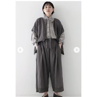 ネストローブ(nest Robe)のエンブロイダリーリネン ドロワーズパンツ(カジュアルパンツ)