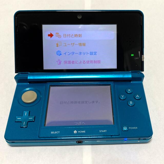 3ds アクアブルー　新品未使用　未開封