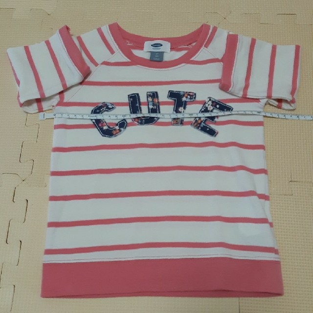 Old Navy(オールドネイビー)のOLD NAVY  4T  　ボーダーカットソー キッズ/ベビー/マタニティのキッズ服女の子用(90cm~)(Tシャツ/カットソー)の商品写真