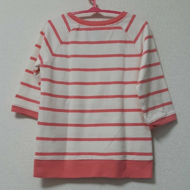 Old Navy(オールドネイビー)のOLD NAVY  4T  　ボーダーカットソー キッズ/ベビー/マタニティのキッズ服女の子用(90cm~)(Tシャツ/カットソー)の商品写真