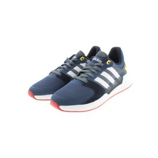 アディダス(adidas)のadidas アディダス スニーカー 25.5cm 紺xグレー 【古着】【中古】(スニーカー)