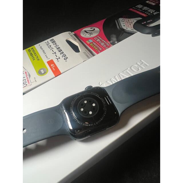 ネイビーの Apple GPS+セルラー 41mm の通販 by 1kohei0's shop｜アップルウォッチならラクマ Watch