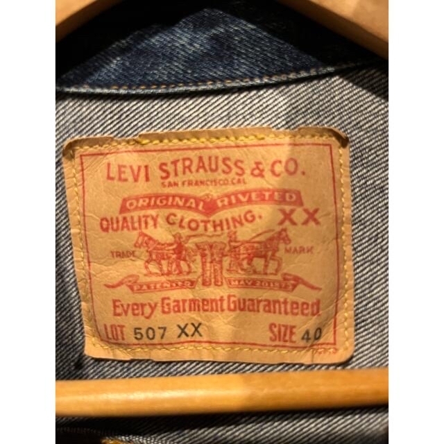 Levi's(リーバイス)のリーバイス セカンド デニムジャケット Gジャン 507XX バレンシア 40 メンズのジャケット/アウター(Gジャン/デニムジャケット)の商品写真