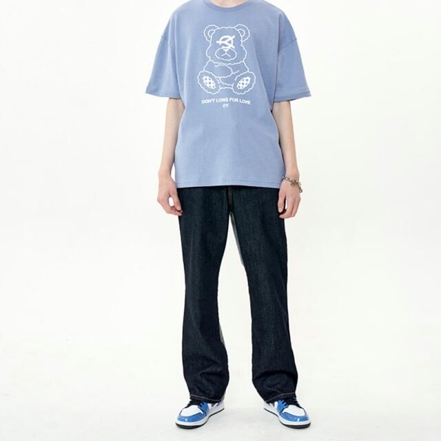 MILKBOY(ミルクボーイ)の『OY/オーワイ』ODOLLY T/オードリープリント半袖くまTシャツ  新品 メンズのトップス(Tシャツ/カットソー(半袖/袖なし))の商品写真