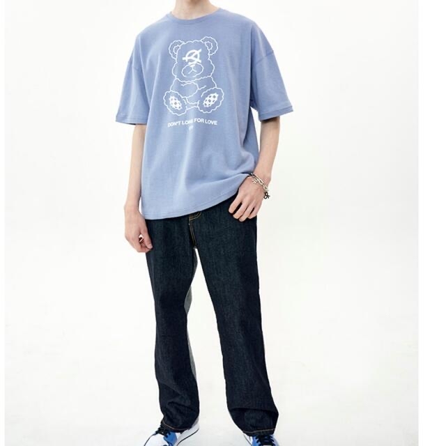 MILKBOY(ミルクボーイ)の『OY/オーワイ』ODOLLY T/オードリープリント半袖くまTシャツ  新品 メンズのトップス(Tシャツ/カットソー(半袖/袖なし))の商品写真