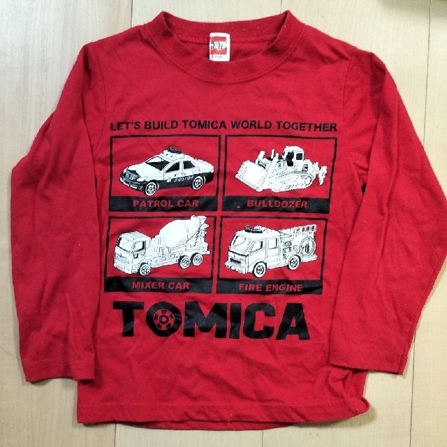 Takara Tomy(タカラトミー)のトミカ　長袖Ｔシャツ　ロンＴ　110 キッズ/ベビー/マタニティのキッズ服男の子用(90cm~)(Tシャツ/カットソー)の商品写真