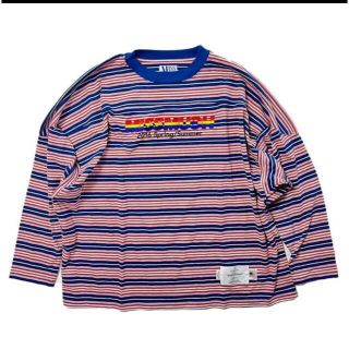 シュタイン(stein)のDAIRIKU 22aw MISSMUCH Border Football (Tシャツ/カットソー(七分/長袖))