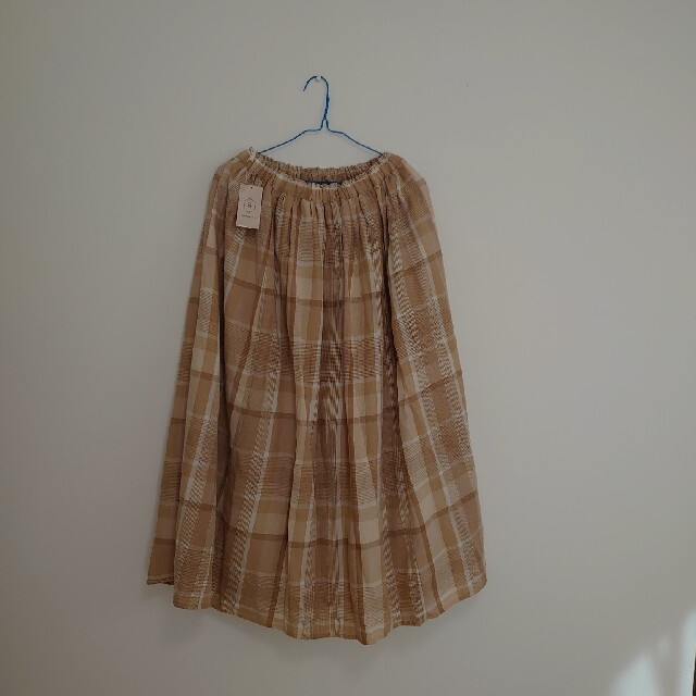 SM2(サマンサモスモス)のサマンサモスモス コットンリネンチェック柄ギャザースカート レディースのスカート(ロングスカート)の商品写真