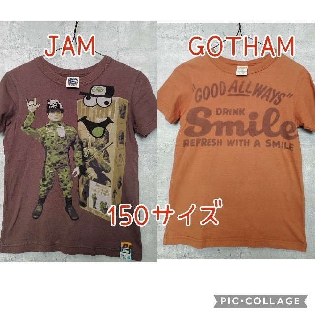 最終値下げ JAMとGOTHAM 半袖Tシャツ 150サイズ 2枚セット キッズ/ベビー/マタニティのキッズ服男の子用(90cm~)(Tシャツ/カットソー)の商品写真