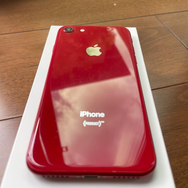 【バッテリー良好】iPhone8 Red  256GB 【SIMフリー】 2
