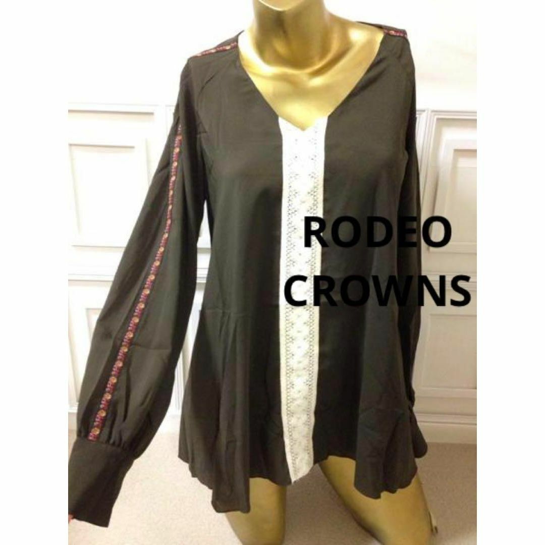 RODEO CROWNS(ロデオクラウンズ)の【2027】RODEO CROWNS 長袖 シースルー S レディースのトップス(シャツ/ブラウス(長袖/七分))の商品写真