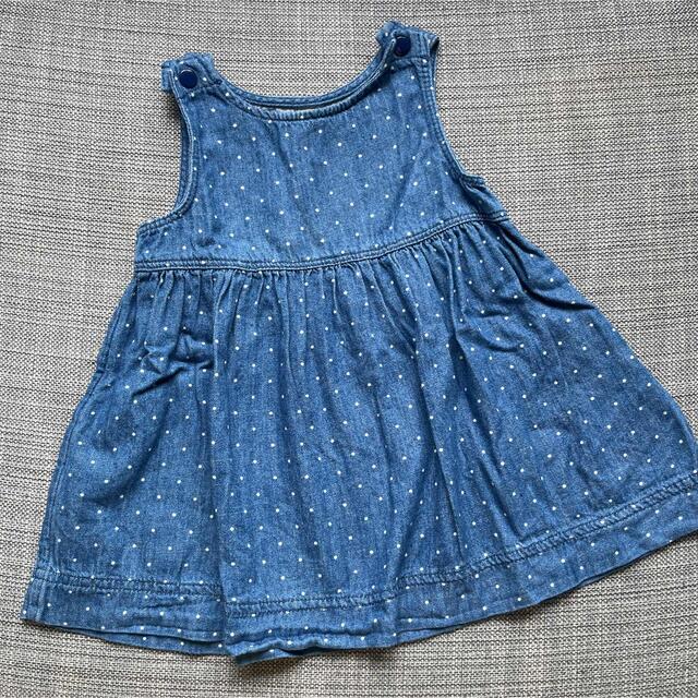 babyGAP(ベビーギャップ)のbabyGAP ワンピース チュニック トップス 90 95 キッズ/ベビー/マタニティのキッズ服女の子用(90cm~)(ワンピース)の商品写真