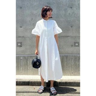 < bow.a>HALFSLEEVE YOKE SHIRTS ONE-PIECE(ロングワンピース/マキシワンピース)