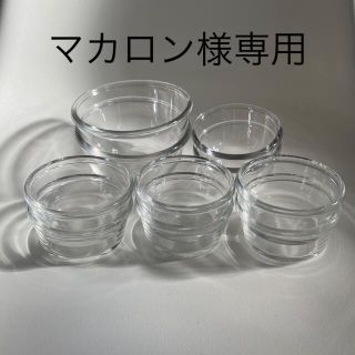 フランス製　ガラス食器10点セットと鯨の風呂敷(食器)