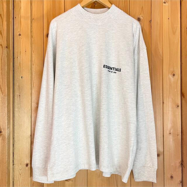 FEAR OF GOD(フィアオブゴッド)の【新作】ESSENTIALS/背中フロッキーロゴ/長袖Tシャツ【M】L.OAT メンズのトップス(Tシャツ/カットソー(七分/長袖))の商品写真