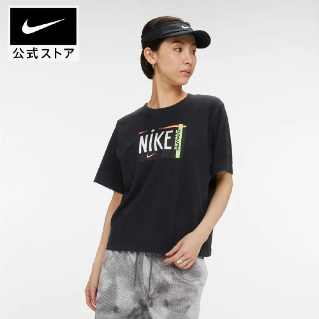NIKE(ナイキ)の2点 NIKE 半袖Tシャツ L&XL レディース ブラック パープル レディースのトップス(Tシャツ(半袖/袖なし))の商品写真