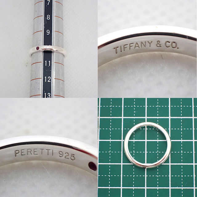Tiffany & Co.(ティファニー)のティファニー 925 ルビー スタッキングバンド リング 10号[g854-5］ レディースのアクセサリー(リング(指輪))の商品写真