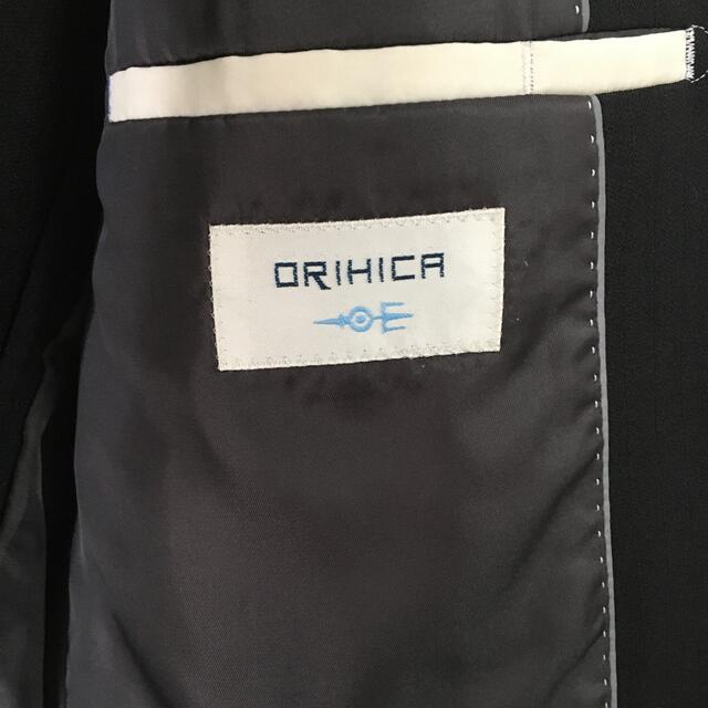 ORIHICA(オリヒカ)のORIHICA セットアップ　フォーマル　ストライプ　ブラック メンズのスーツ(セットアップ)の商品写真