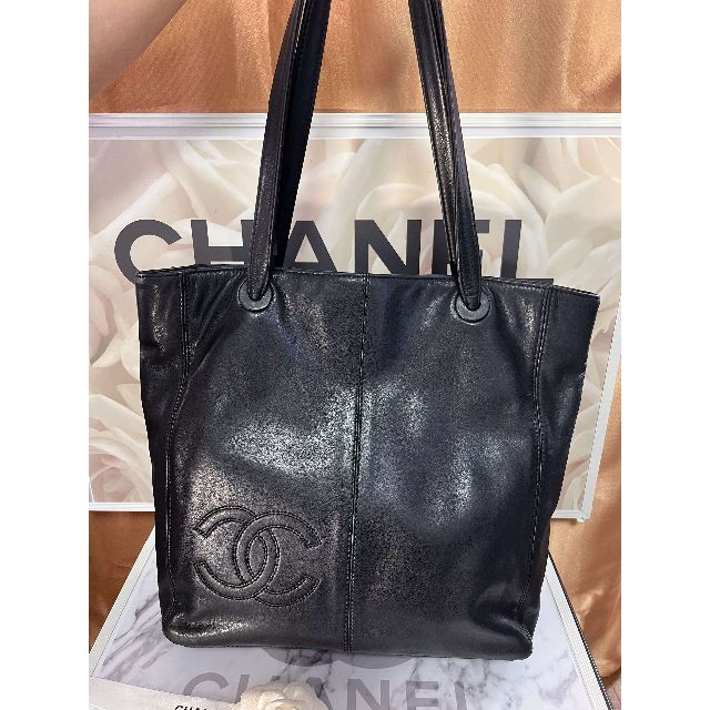 CHANEL - ☆正規超美品☆シャネル ショルダートート ラムスキン ...