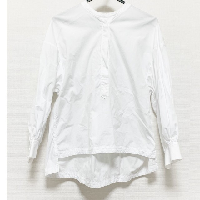 Drawer - SINME シンメ ボリュームシャツ ホワイトの通販 by shop ... シンメ ボリュームシャツ ブラウス チュニック丈 バンドカラー 長袖 F 黒
