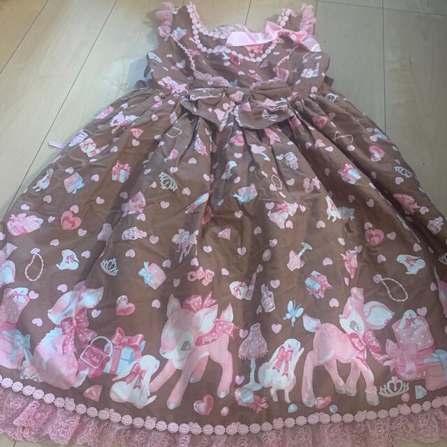 小鹿のミルキーちゃん　ジャンパースカート Angelic Pretty